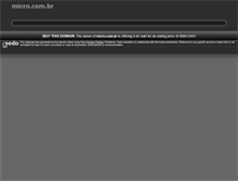 Tablet Screenshot of micro.com.br